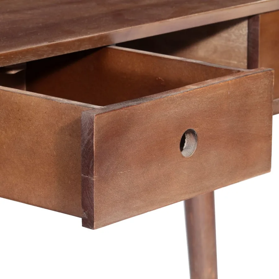 Console 110x35x76 cm en bois d'acacia massif - 5
