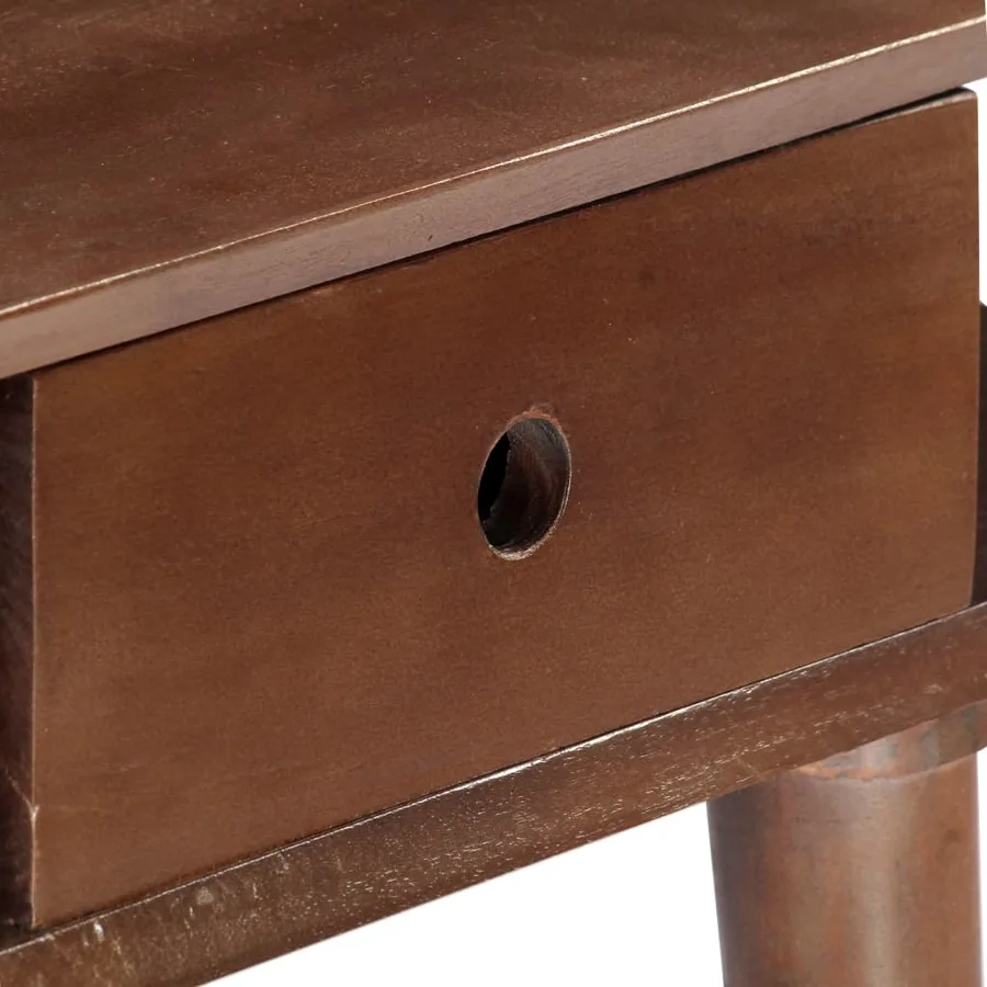 Console 110x35x76 cm en bois d'acacia massif - 6