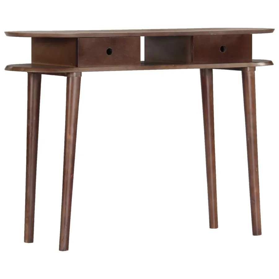 Console 110x35x76 cm en bois d'acacia massif - 9