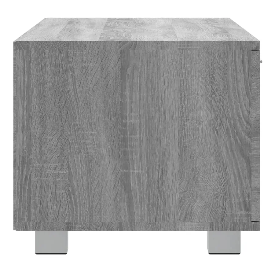 Meuble TV Sonoma gris 140x40,5x35 cm Bois d'ingénierie - 6