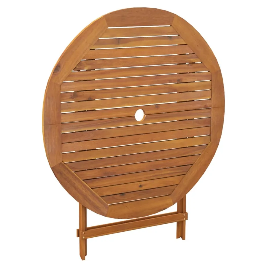 Ensemble à manger de jardin 5 pcs Bois d'acacia solide - 10