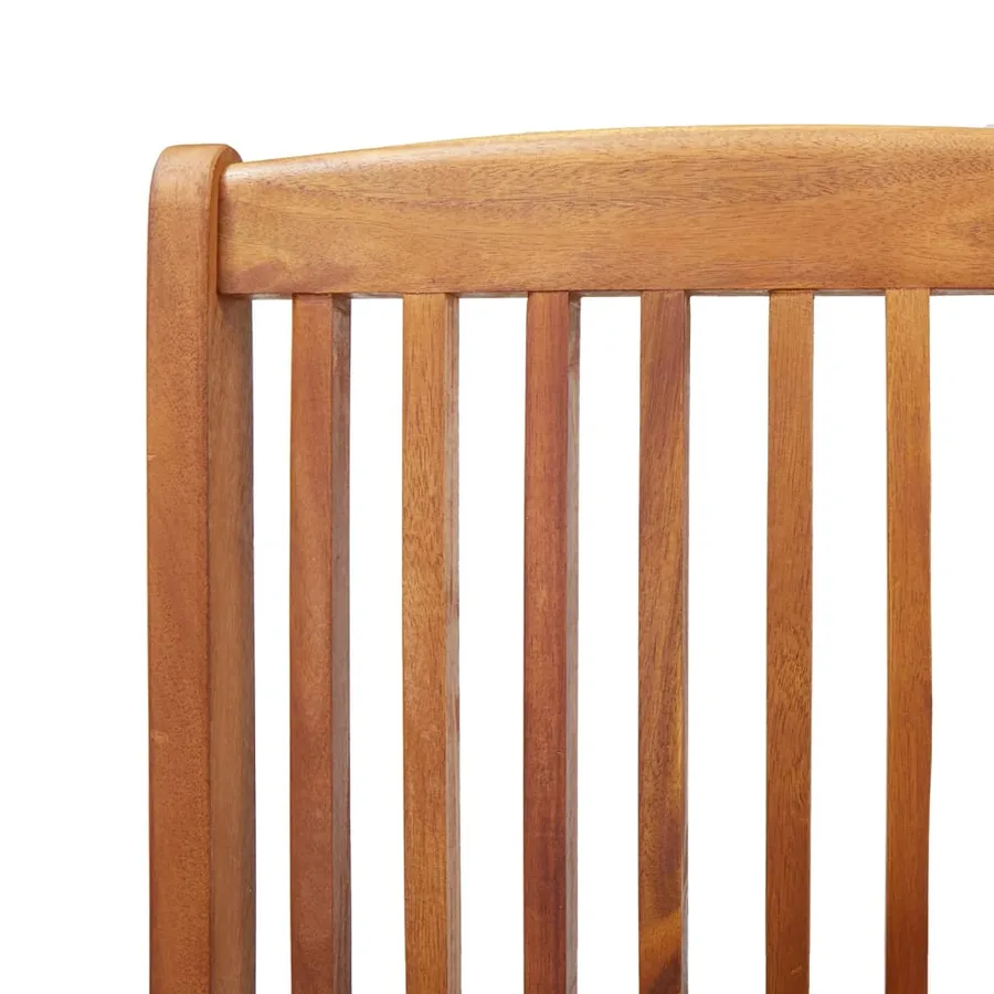 Ensemble à manger de jardin 5 pcs Bois d'acacia solide - 6