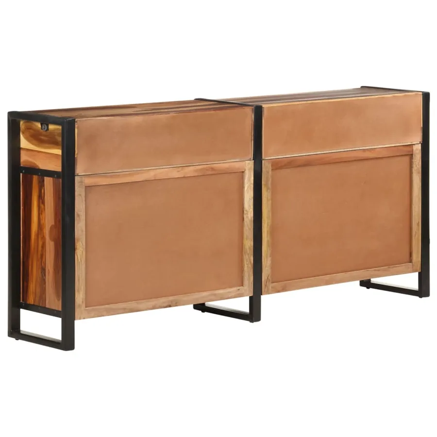 Buffet 172x35x80 cm Bois d'acacia solide avec finition miel - 5