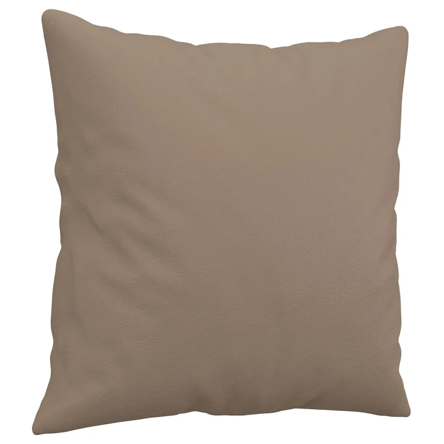 Ensemble de canapés 2 pcs avec coussins cappuccino similicuir - 6