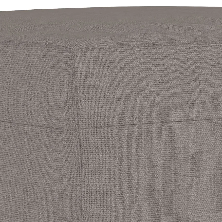 Ensemble de canapés 3 pcs avec coussins taupe tissu - 8