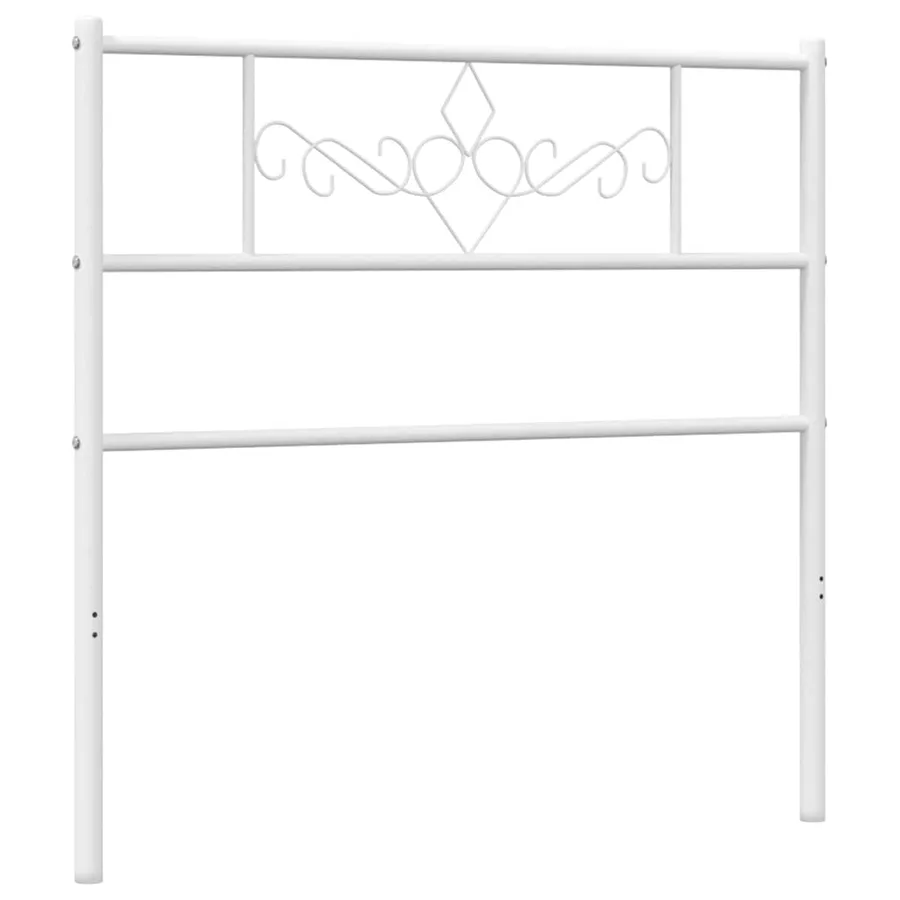 Tête de lit de remplacement métal blanc 100 cm - 2