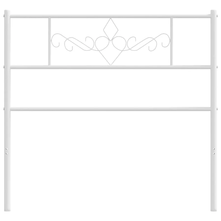 Tête de lit de remplacement métal blanc 100 cm - 3