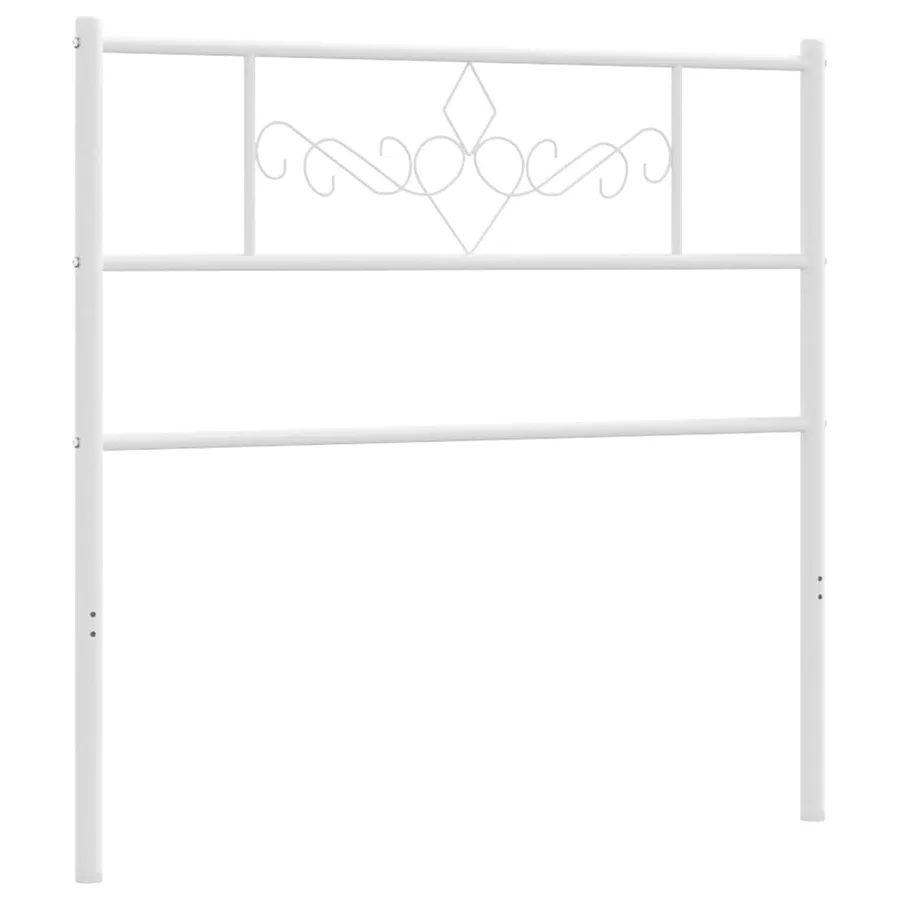 Tête de lit de remplacement métal blanc 100 cm - 4