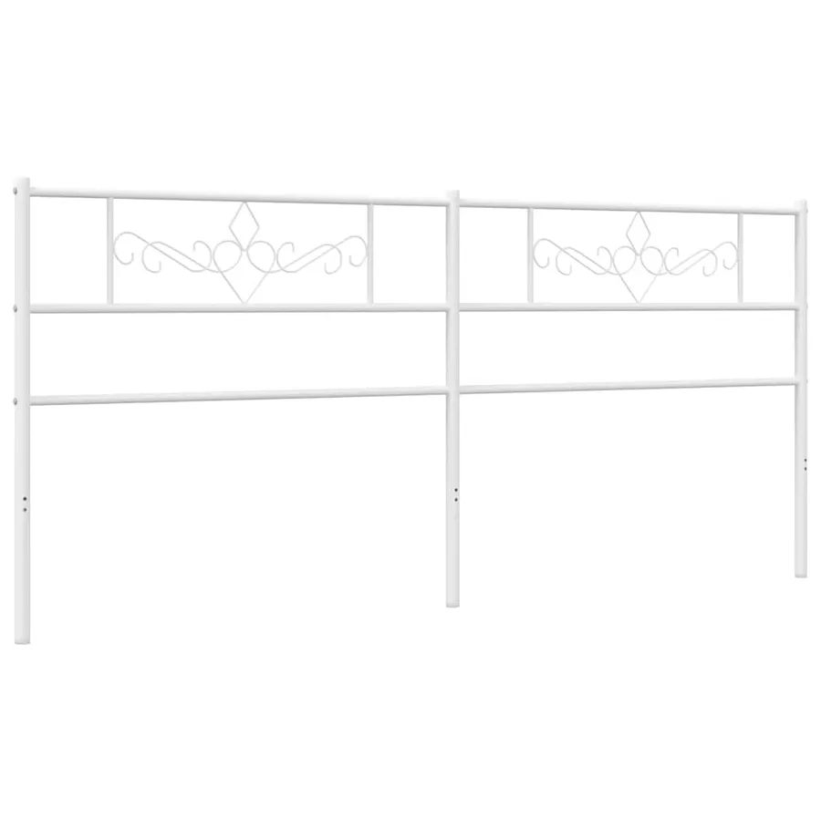 Tête de lit de remplacement métal blanc 193 cm - 2