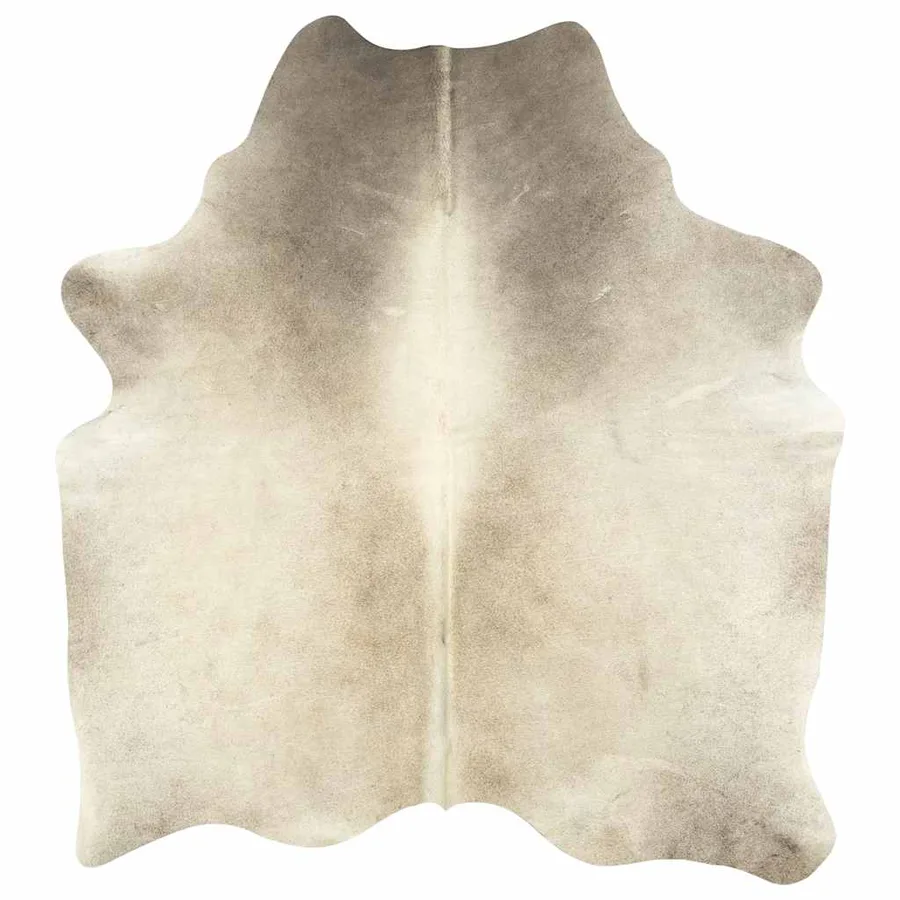 Tapis en peau de vache véritable beige 180x220 cm - 7