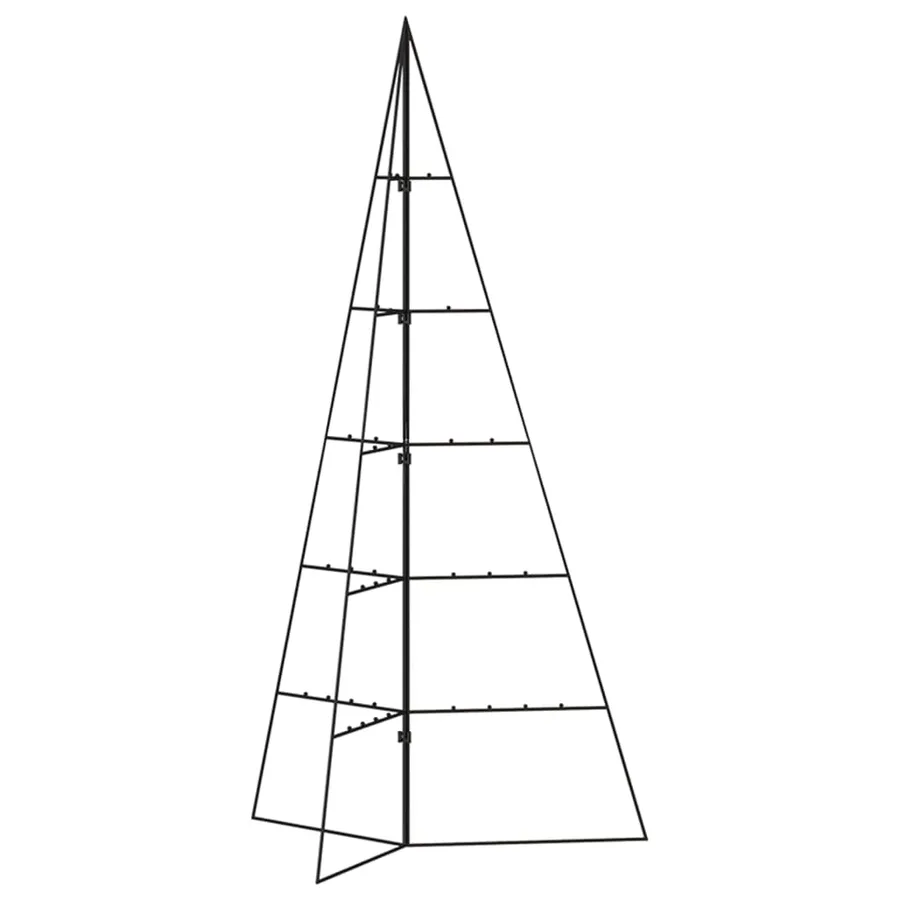 Arbre de Noël en métal pour décoration noir 100 cm - 3