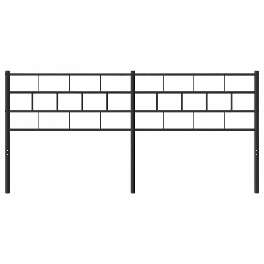 Tête de lit de remplacement métal noir 193 cm - 4