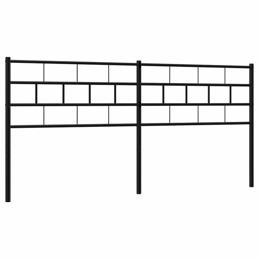 Tête de lit de remplacement métal noir 193 cm - 6