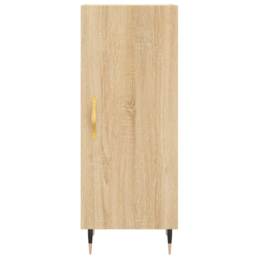 Buffet haut Chêne sonoma 34,5x34x180 cm Bois d'ingénierie - 5