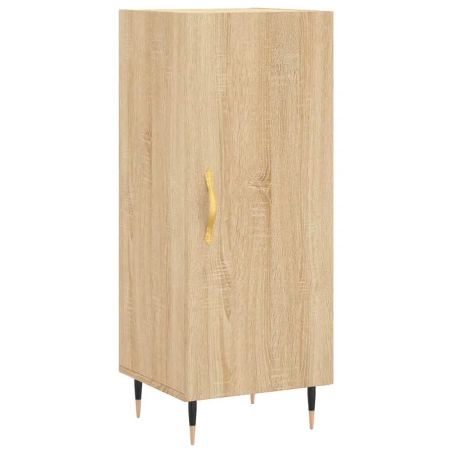 Buffet haut Chêne sonoma 34,5x34x180 cm Bois d'ingénierie - 6