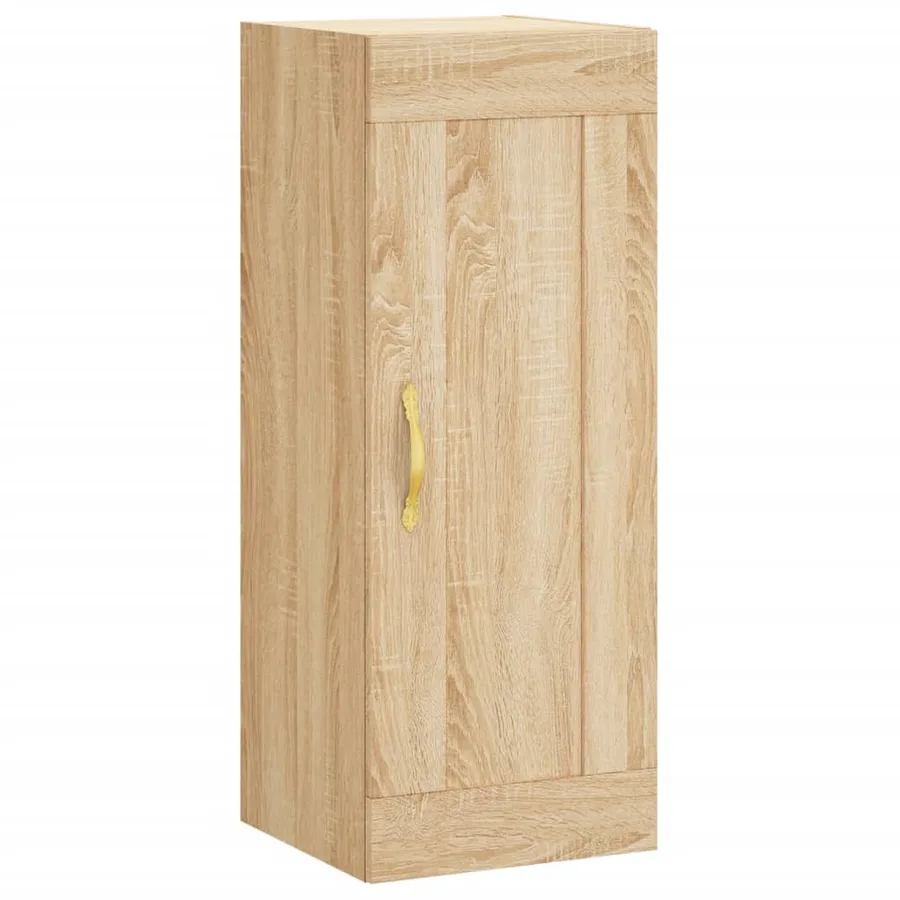Buffet haut Chêne sonoma 34,5x34x180 cm Bois d'ingénierie - 7