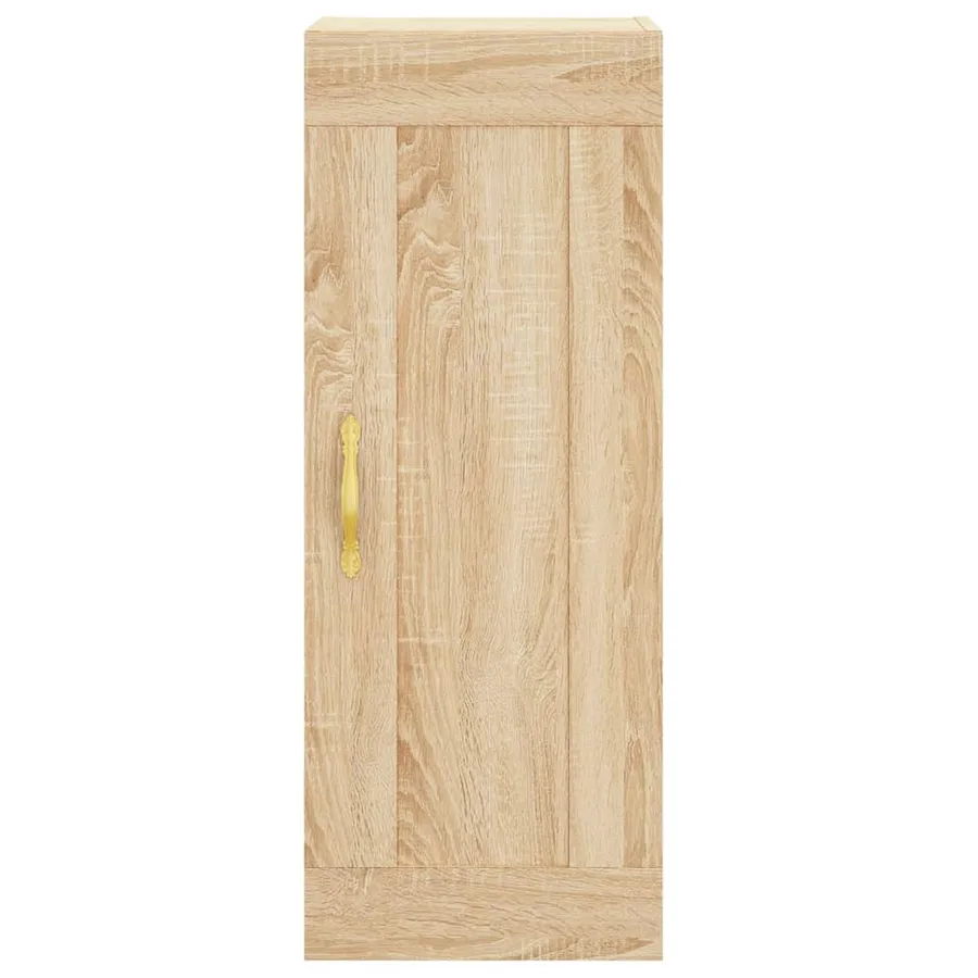 Buffet haut Chêne sonoma 34,5x34x180 cm Bois d'ingénierie - 8