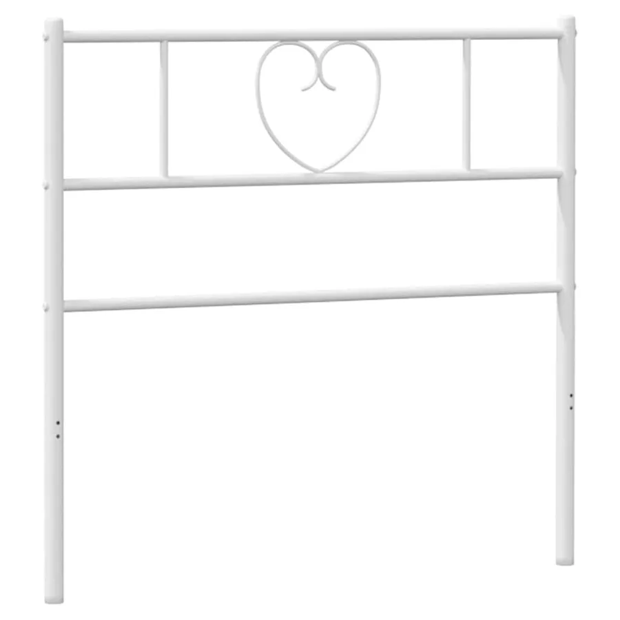 Tête de lit de remplacement métal blanc 75 cm - 2