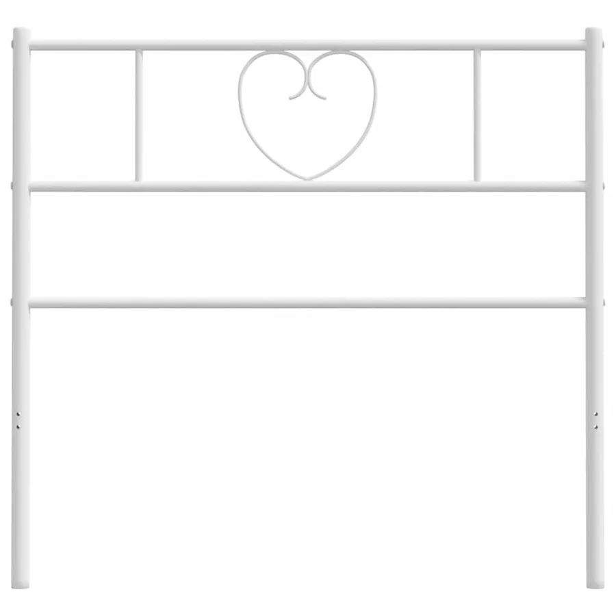 Tête de lit de remplacement métal blanc 75 cm - 5