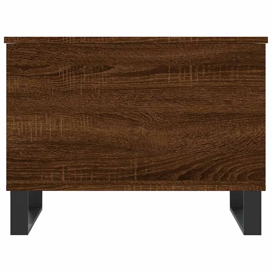 Table basse Chêne marron 60x44,5x45 cm Bois d'ingénierie - 6