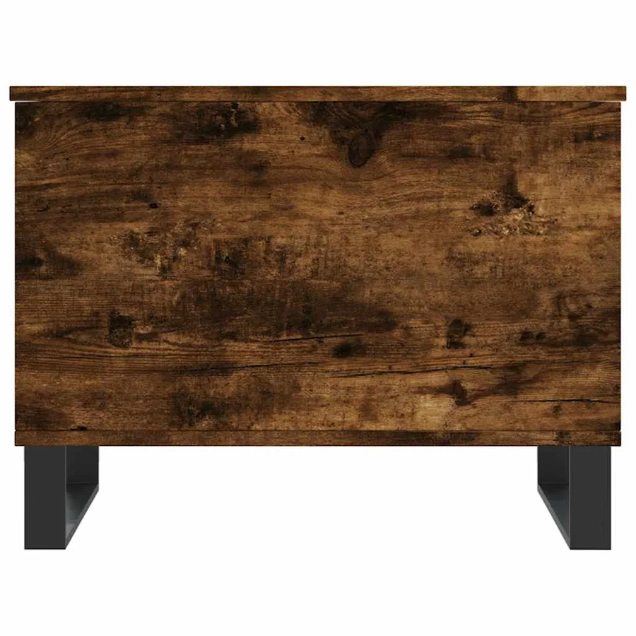 Table basse Chêne fumé 60x44,5x45 cm Bois d'ingénierie - 6