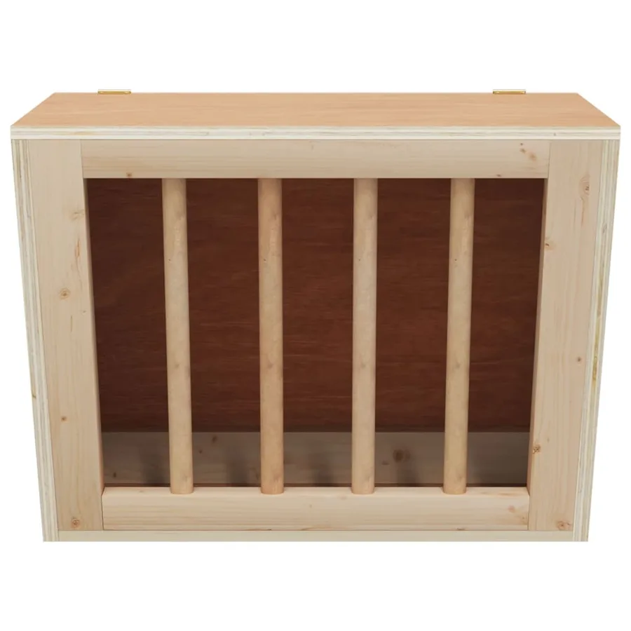 Mangeoire à foin pour lapins 25x18,5x20,5 cm bois massif sapin - 3