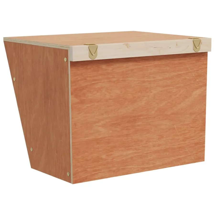 Mangeoire à foin pour lapins 25x18,5x20,5 cm bois massif sapin - 5