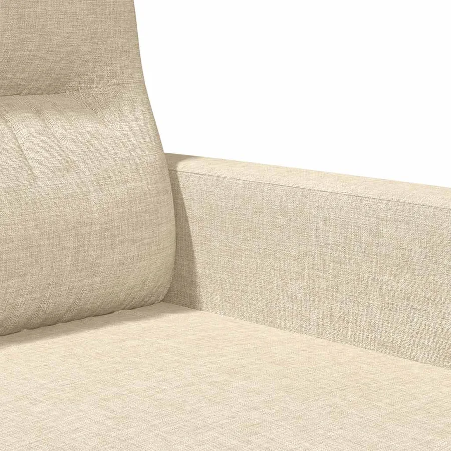 Fauteuil Crème 60 cm Tissu - 7