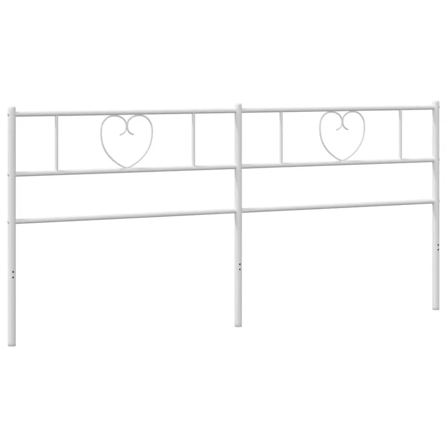 Tête de lit de remplacement métal blanc 200 cm - 2