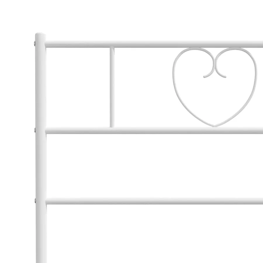 Tête de lit de remplacement métal blanc 200 cm - 6