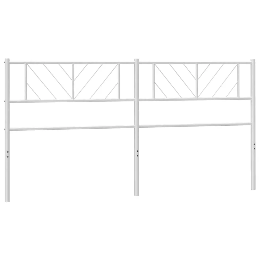 Tête de lit de remplacement métal blanc 193 cm - 2