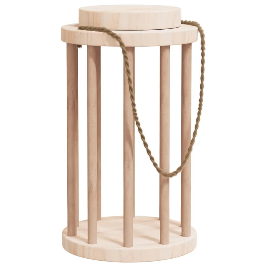 Mangeoire à foin pour lapins Ø15x25,5 cm bois massif de sapin - 2