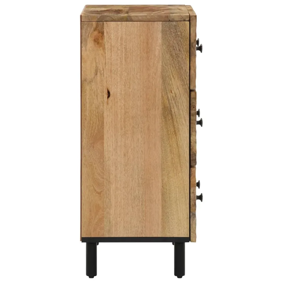 Armoire latérale 60x33x75 cm bois massif de manguier - 6