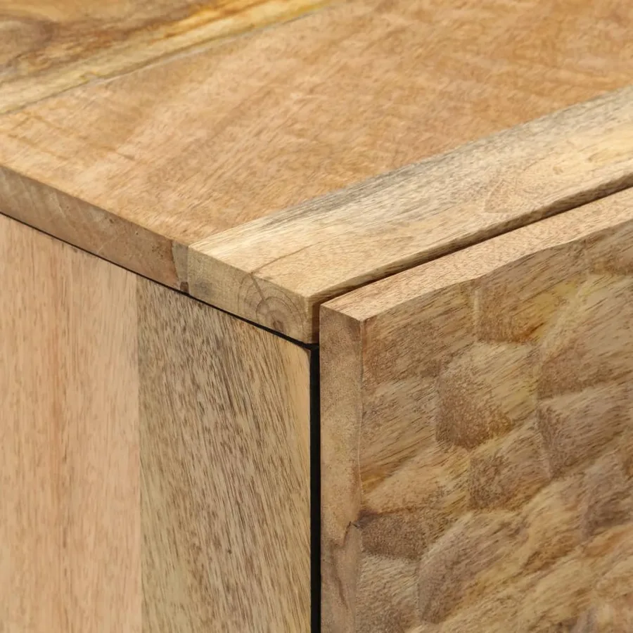 Armoire latérale 60x33x75 cm bois massif de manguier - 8
