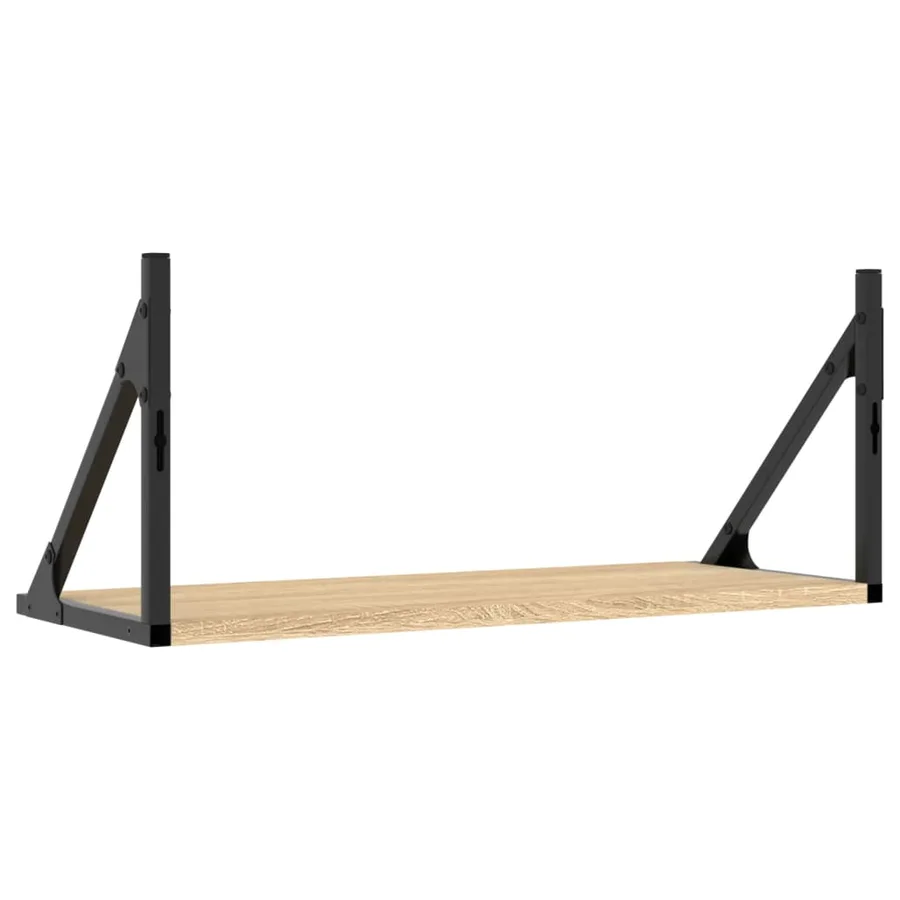 Étagères murales 2 pcs chêne sonoma 60x25x25,5 cm - 7