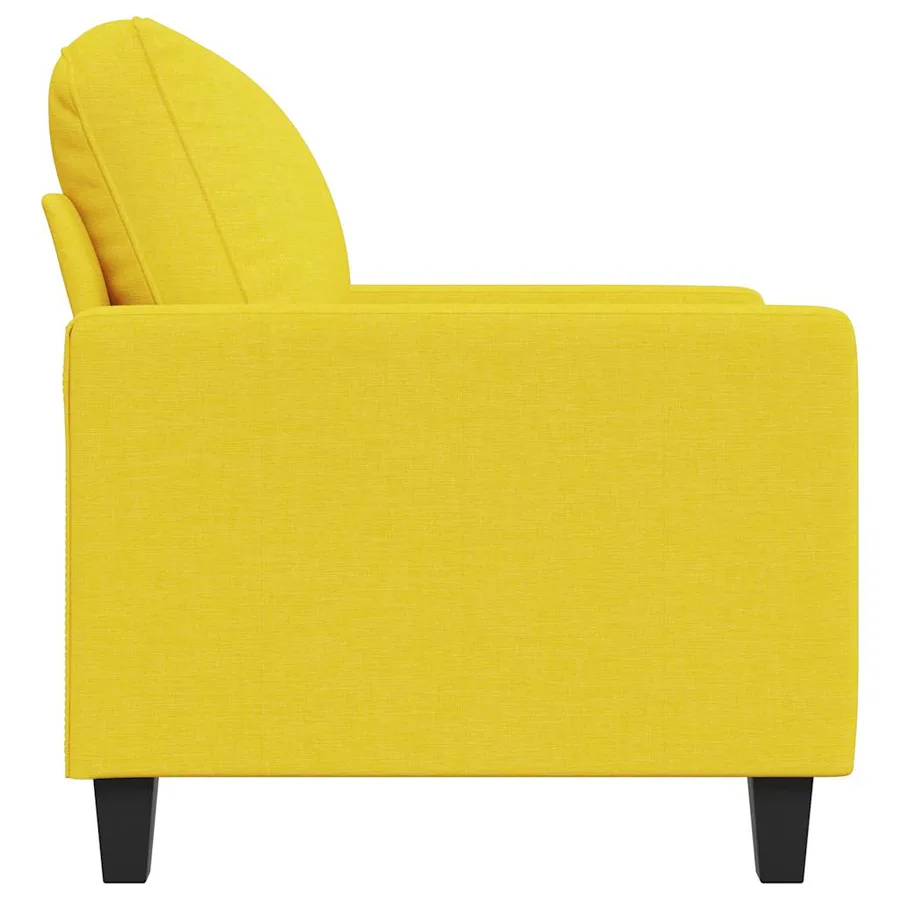 Fauteuil Jaune clair 60 cm Tissu - 5