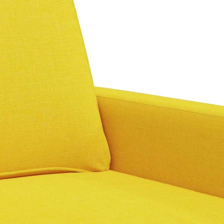 Fauteuil Jaune clair 60 cm Tissu - 7