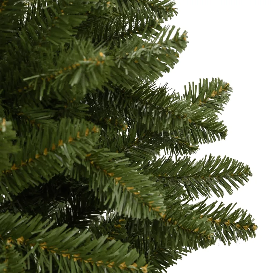 Sapin de Noël artificiel à charnières avec support vert 210 cm - 5