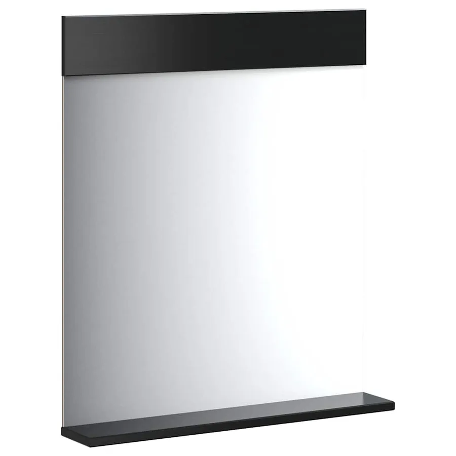 Meubles de salle de bain 2 pcs BERG noir bois de pin massif - 4