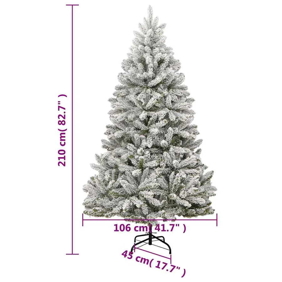 Sapin de Noël artificiel articulé 300 LED et boules 210 cm - 16