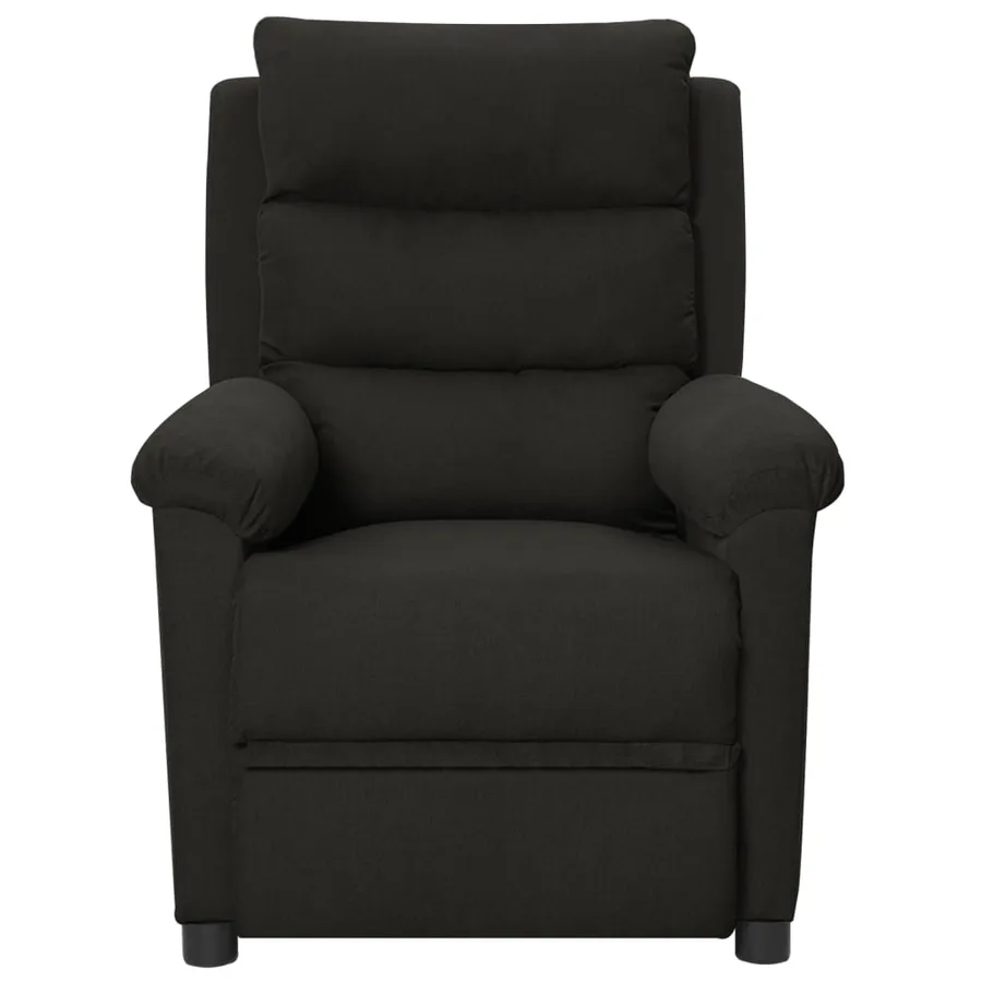 Fauteuil électrique de massage Noir Tissu - 3
