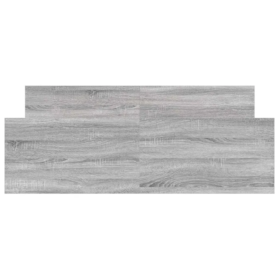 Cadre de lit sans matelas sonoma gris 120x190 cm - 5