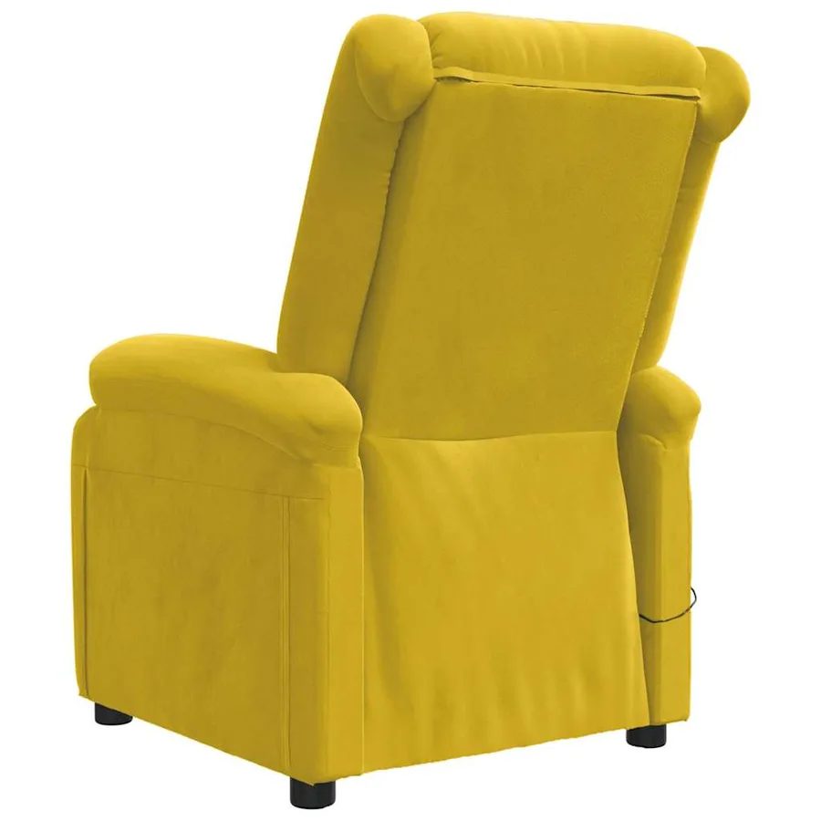 Fauteuil de massage Jaune Velours - 5