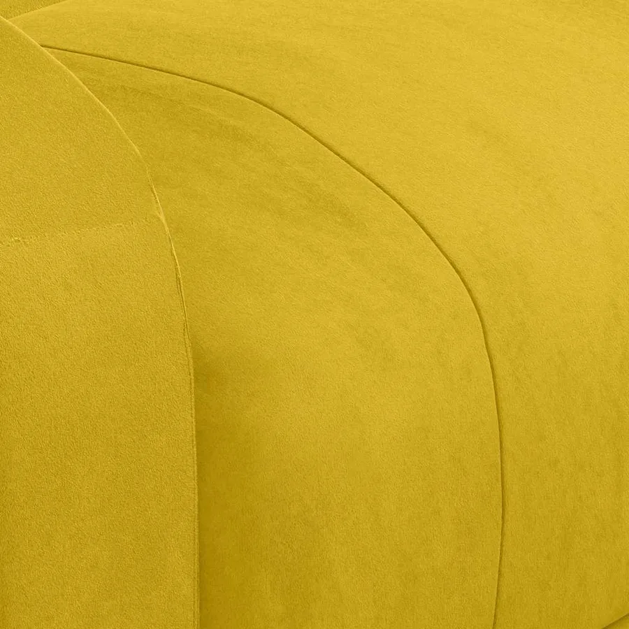 Fauteuil de massage Jaune Velours - 8