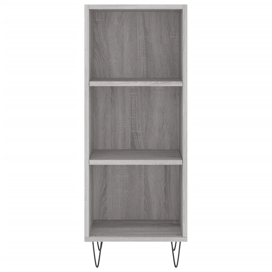 Buffet haut Sonoma gris 34,5x34x180 cm Bois d'ingénierie - 6