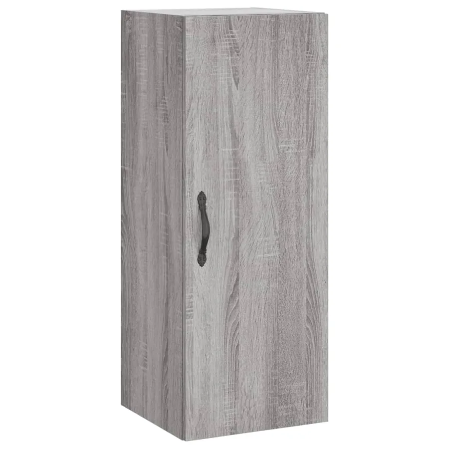 Buffet haut Sonoma gris 34,5x34x180 cm Bois d'ingénierie - 7