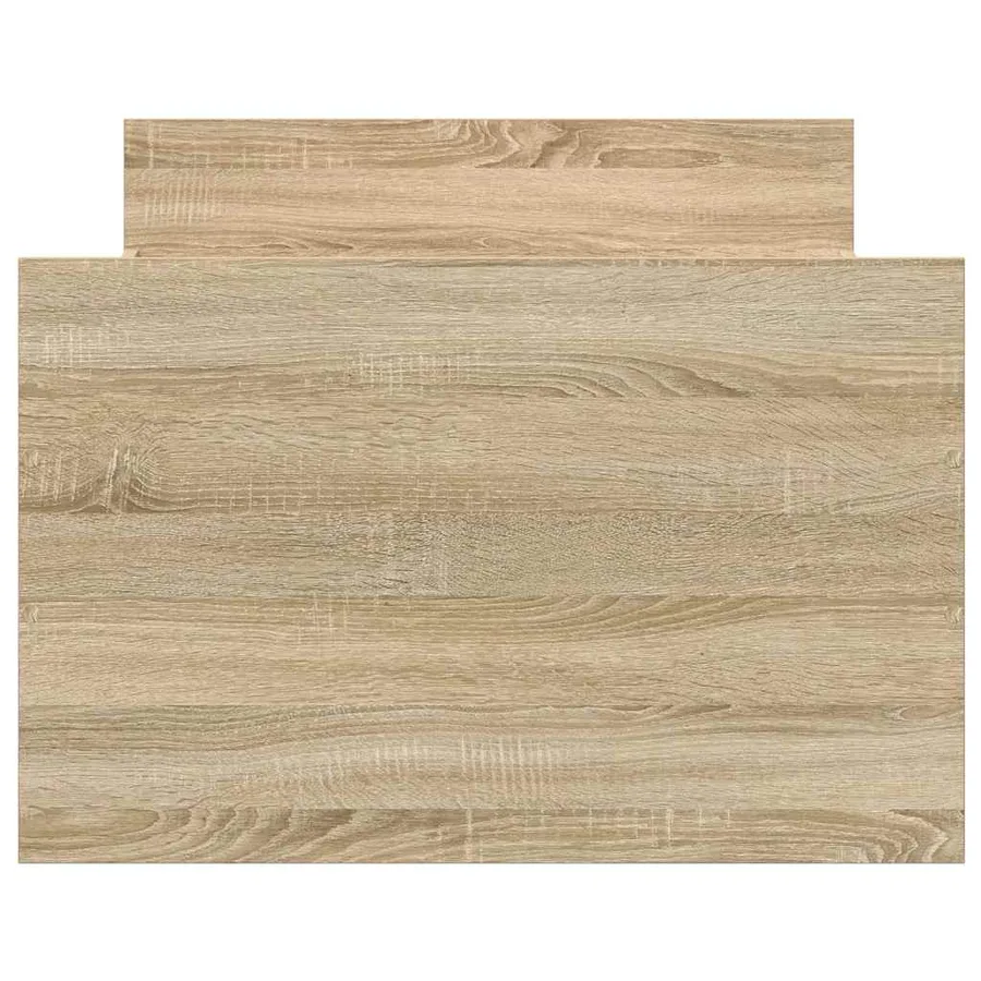 Cadre de lit sans matelas chêne sonoma 75x190 cm - 6