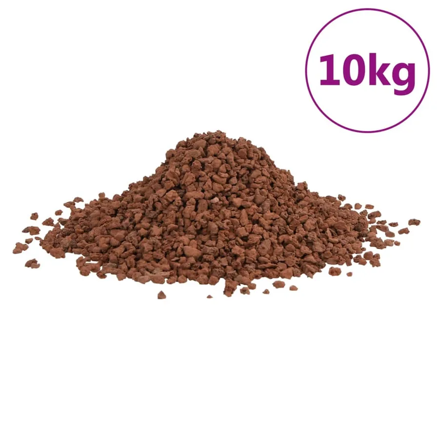 Roches volcaniques 10 kg rouge 5-8 mm - 2