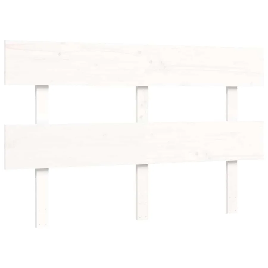 Lit pour personne âgée sans matelas blanc bois massif - 8