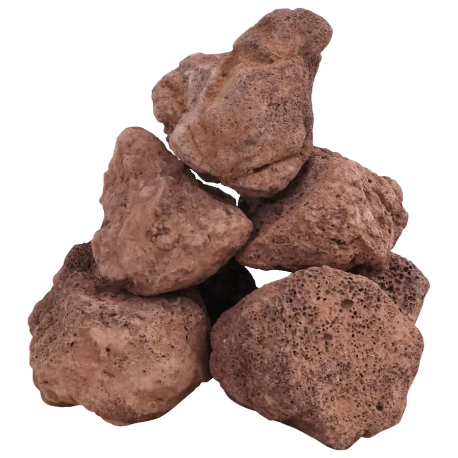 Roches volcaniques 10 kg rouge 10-30 cm - 3
